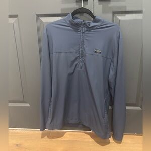 Navy men’s Travis Mathew wanderlust quarter zip. Sz M